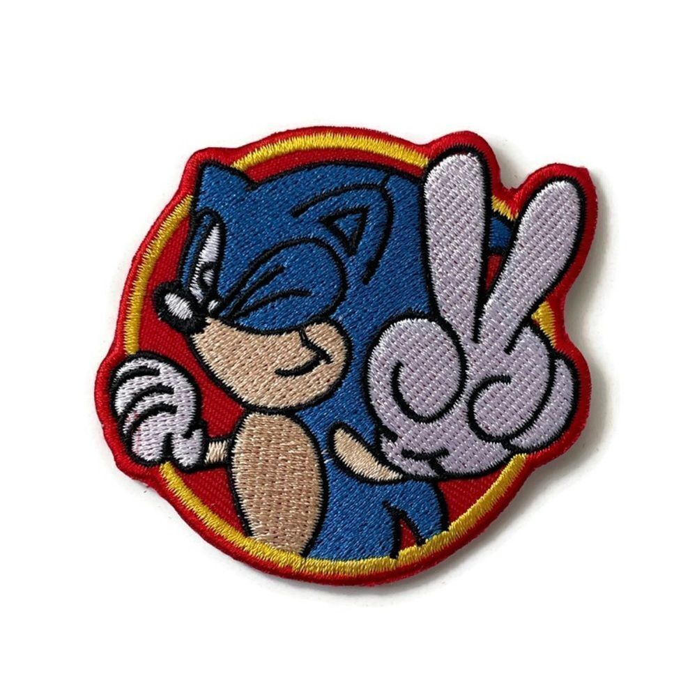 Sonic the Hedgehog Embroidered Patch
